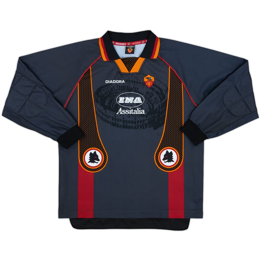 1997-98 Roma GK Shirt - 9/10 - (XL.Boys)