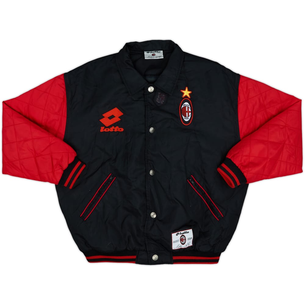 1994-95 AC Milan Lotto Padded Bomber Jacket - 7/10 - (XL.Boys)