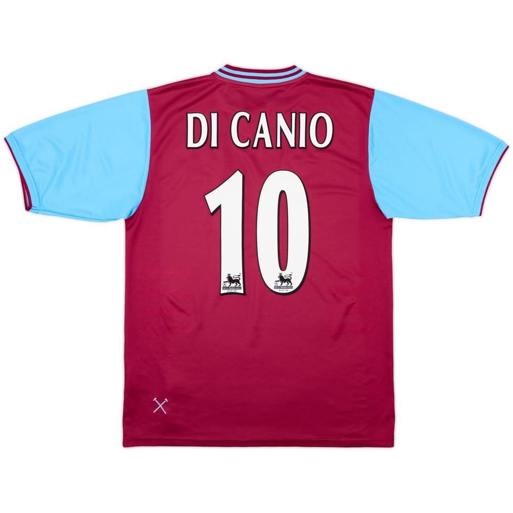 2001-03 West Ham Home Shirt Di Canio #10 - 8/10 - (L)