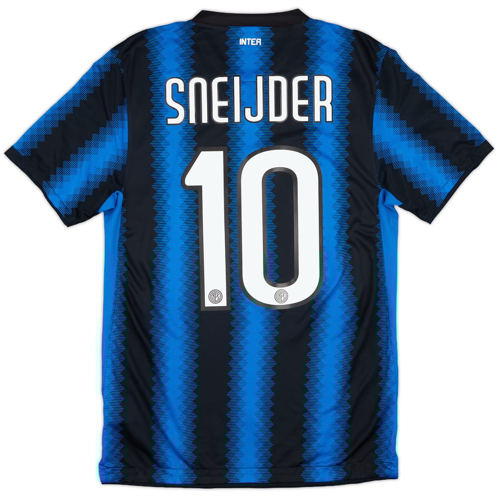2010-11 Inter Milan Home Shirt Sneijder #10 - 10/10 - (S)