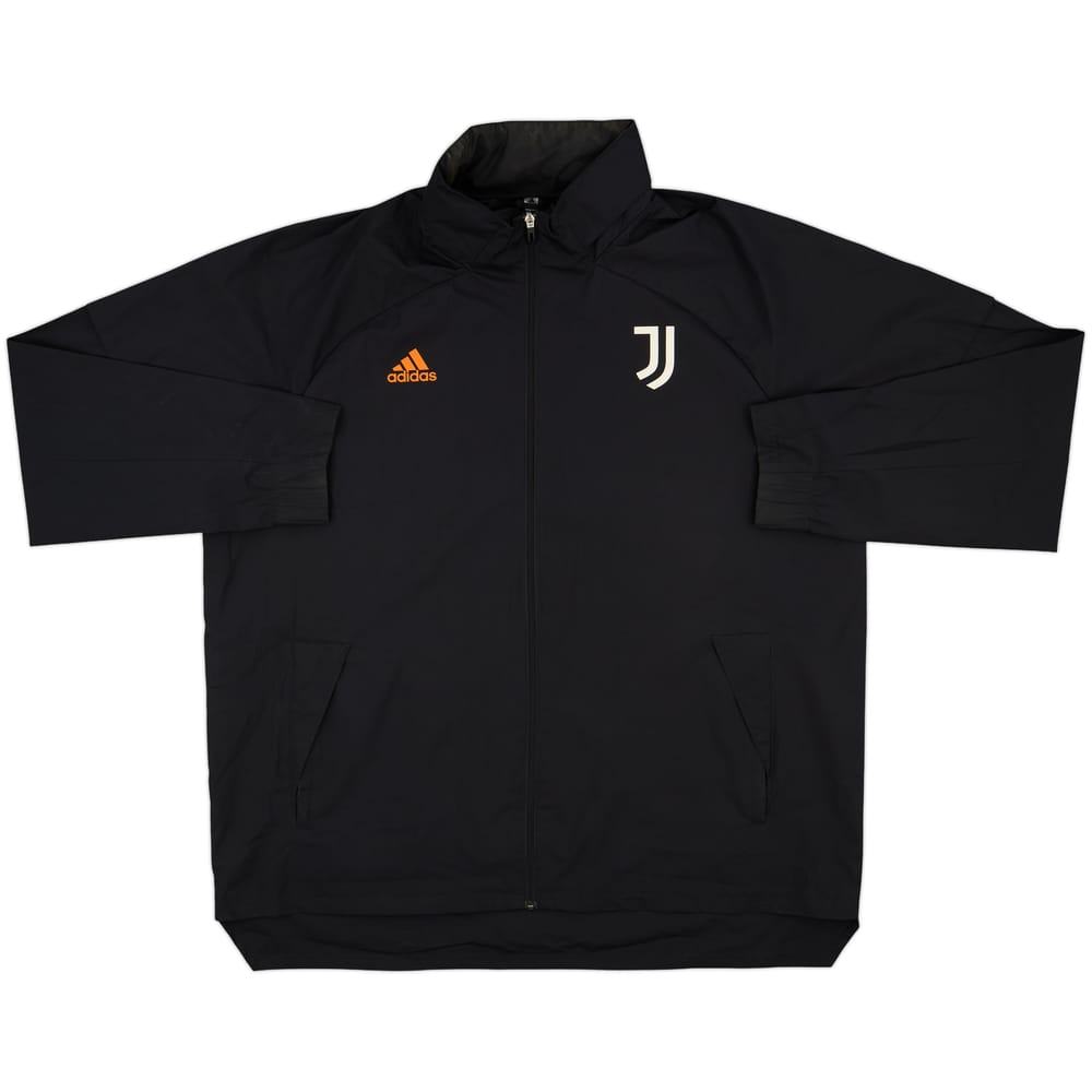 2021-22 Juventus adidas Hooded Rain Jacket - 8/10 - (XXL)