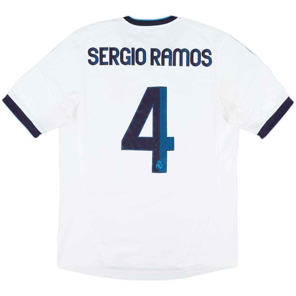 2012-13 Real Madrid Home Shirt Sergio Ramos #4 - 6/10 - (M)