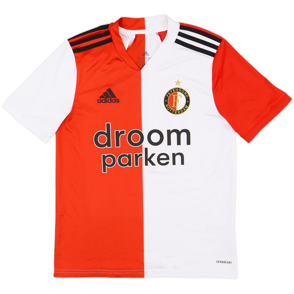 2020-21 Feyenoord Home Shirt - 8/10 - (L.Boys)