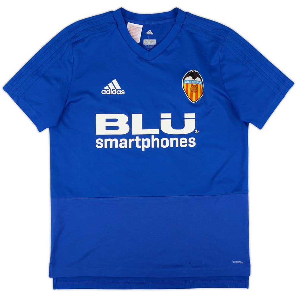 2017-18 Valencia adidas Training Shirt - 8/10 - (L.Boys)