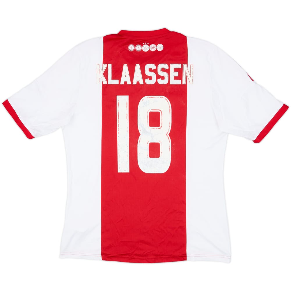 2013-14 Ajax Home Shirt Klaassen #18 - 5/10 - (L)