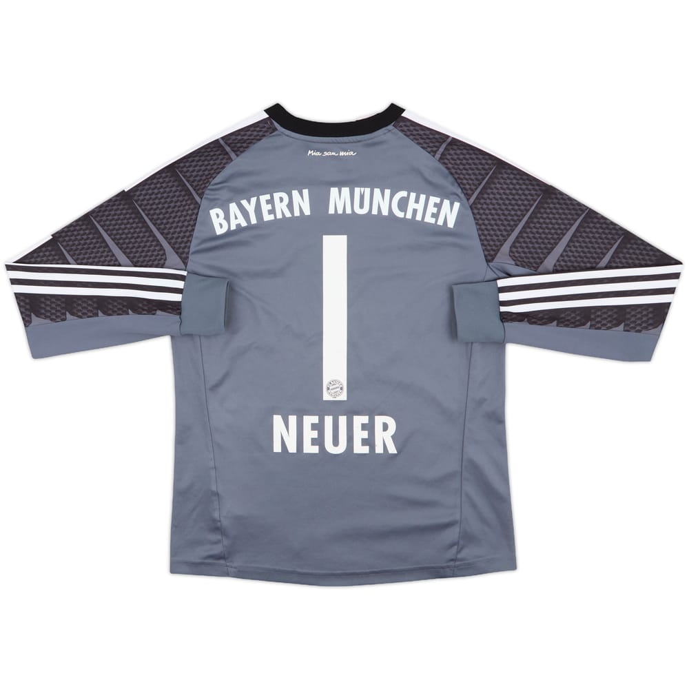 2014-15 Bayern Munich GK Shirt Neuer #1 - 6/10 - (L.Boys)