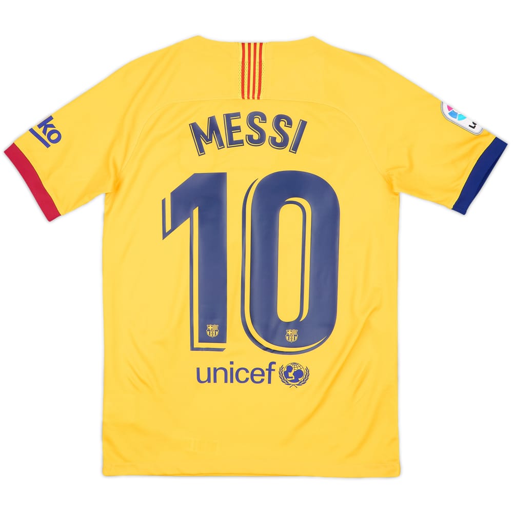 2019-20 Barcelona Away Shirt Messi #10 - 9/10 - (L.Boys)
