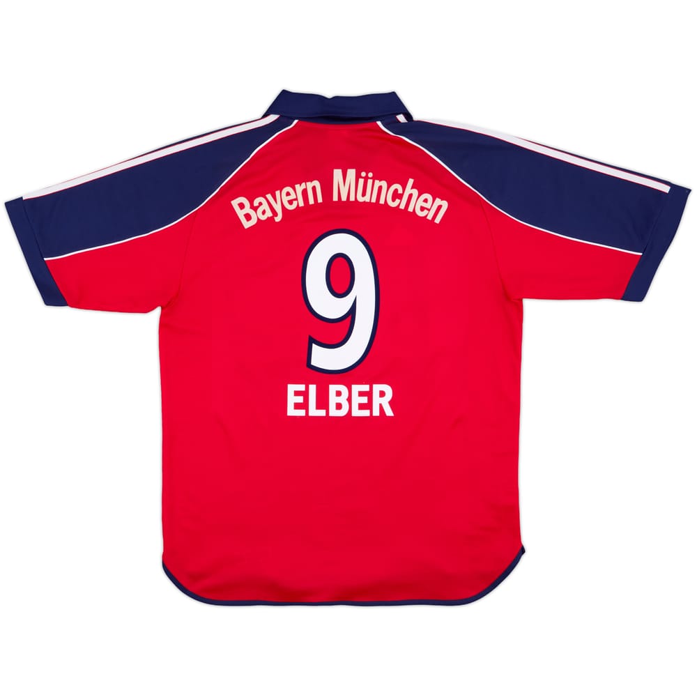 1999-01 Bayern Munich Home Shirt Elber #9 - 8/10 - (M)