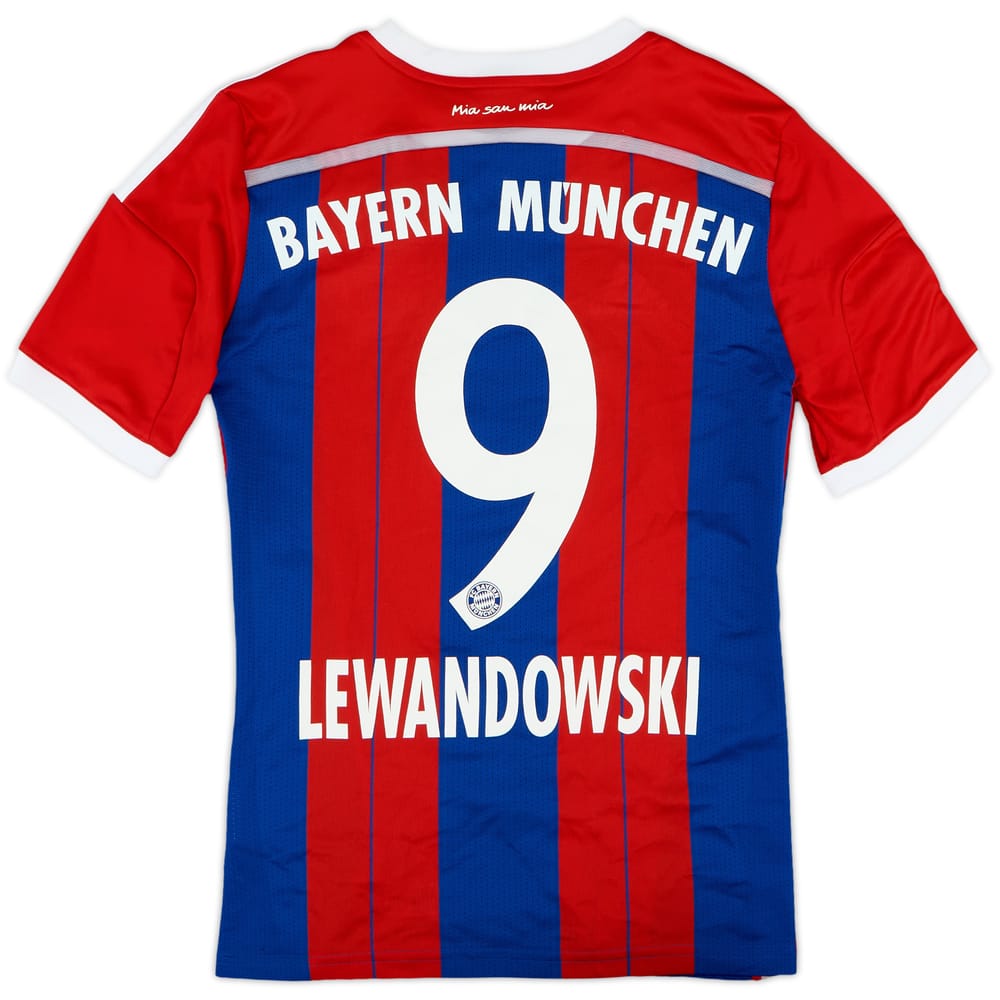 2014-15 Bayern Munich Home Shirt Lewandowski #9 - 8/10 - (L.Boys)