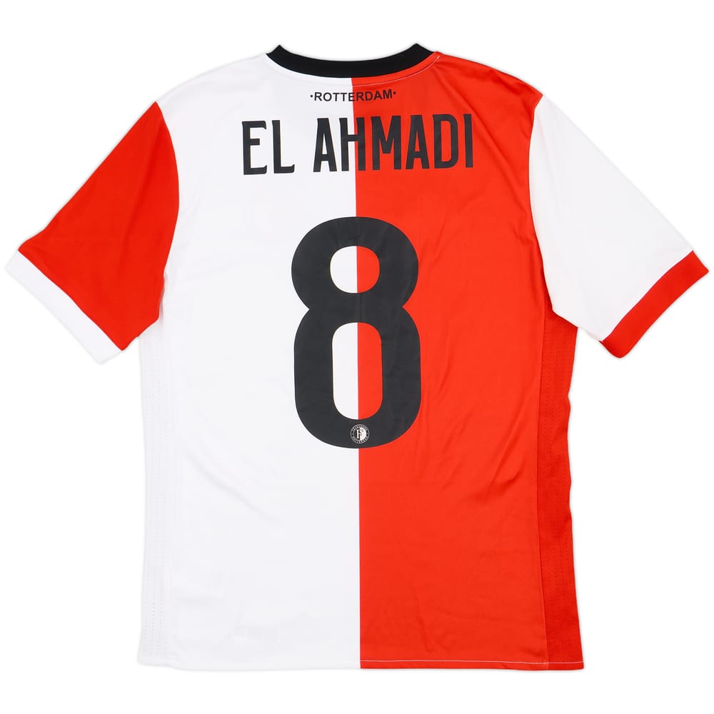 2017-18 Feyenoord Home Shirt El Ahmadi #8 - 9/10 - (XL.Boys)