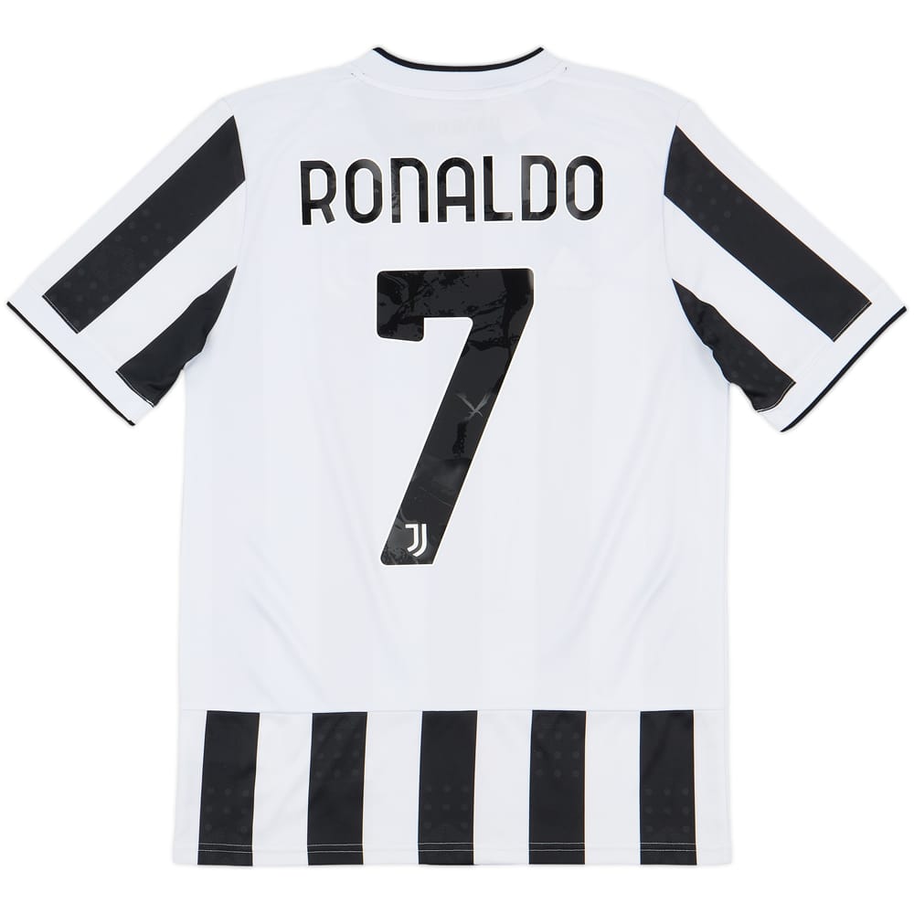 2021-22 Juventus Home Shirt Ronaldo #7 - 9/10 - (XL.Boys)