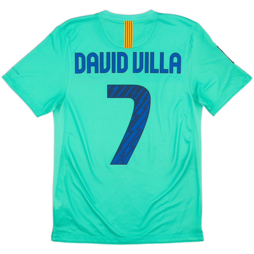 2010-11 Barcelona Away Shirt David Villa #7 - 8/10 - (S)