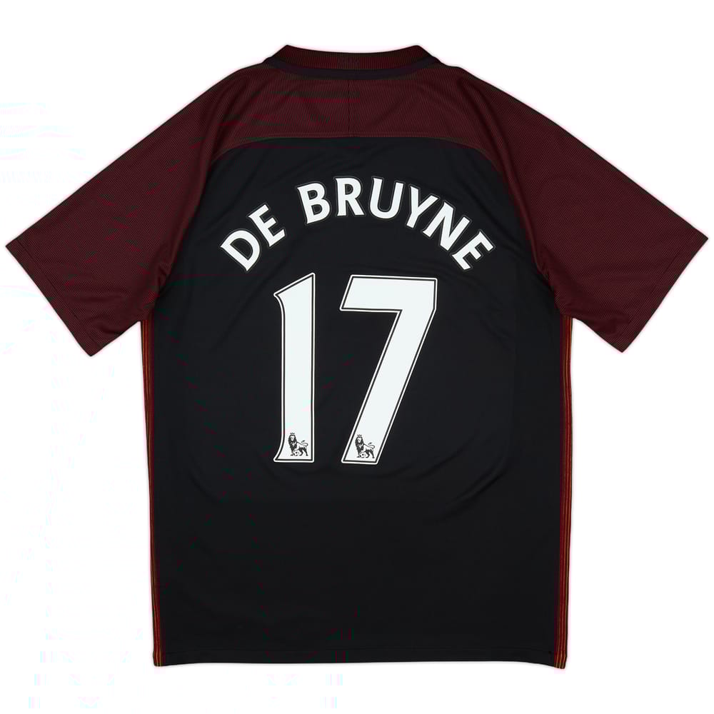2016-17 Manchester City Away Shirt De Bruyne #17 - 10/10 - (M)