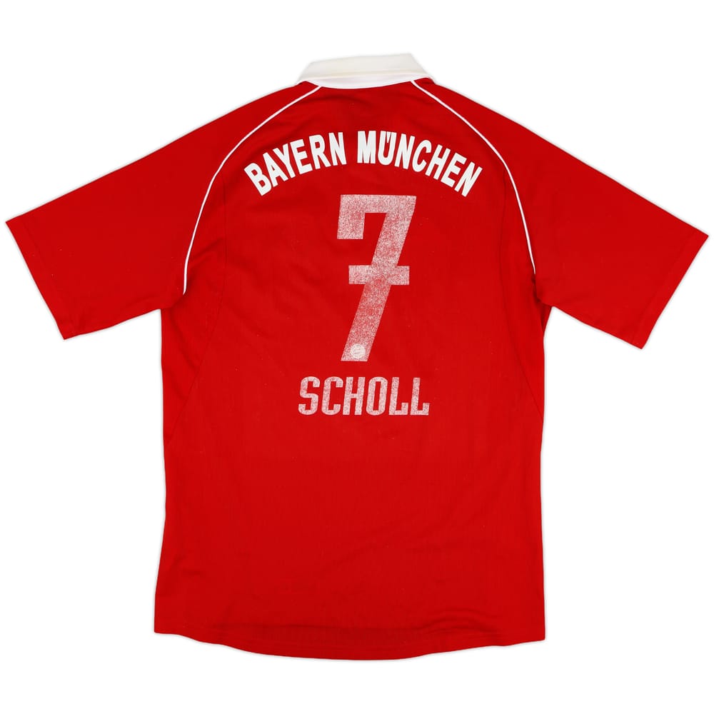 2005-06 Bayern Munich Home Shirt Scholl #7 - 4/10 - (M)