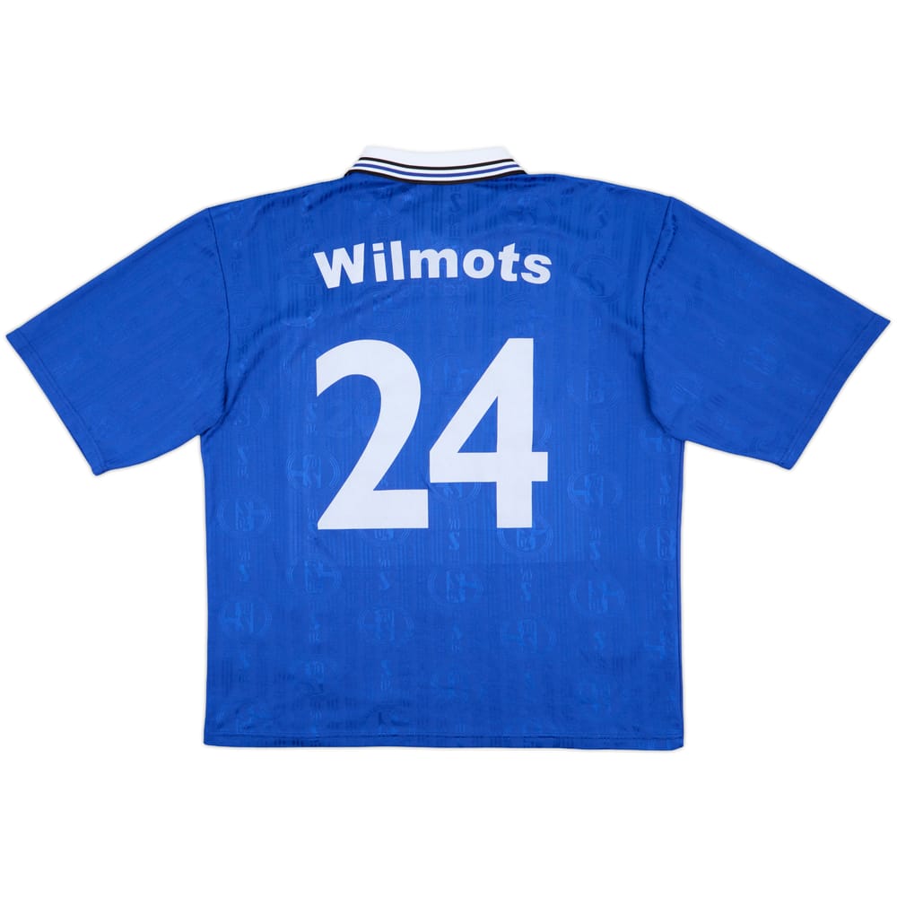1997-98 Schalke Home Shirt Wilmots #24 - 8/10 - (XXL)