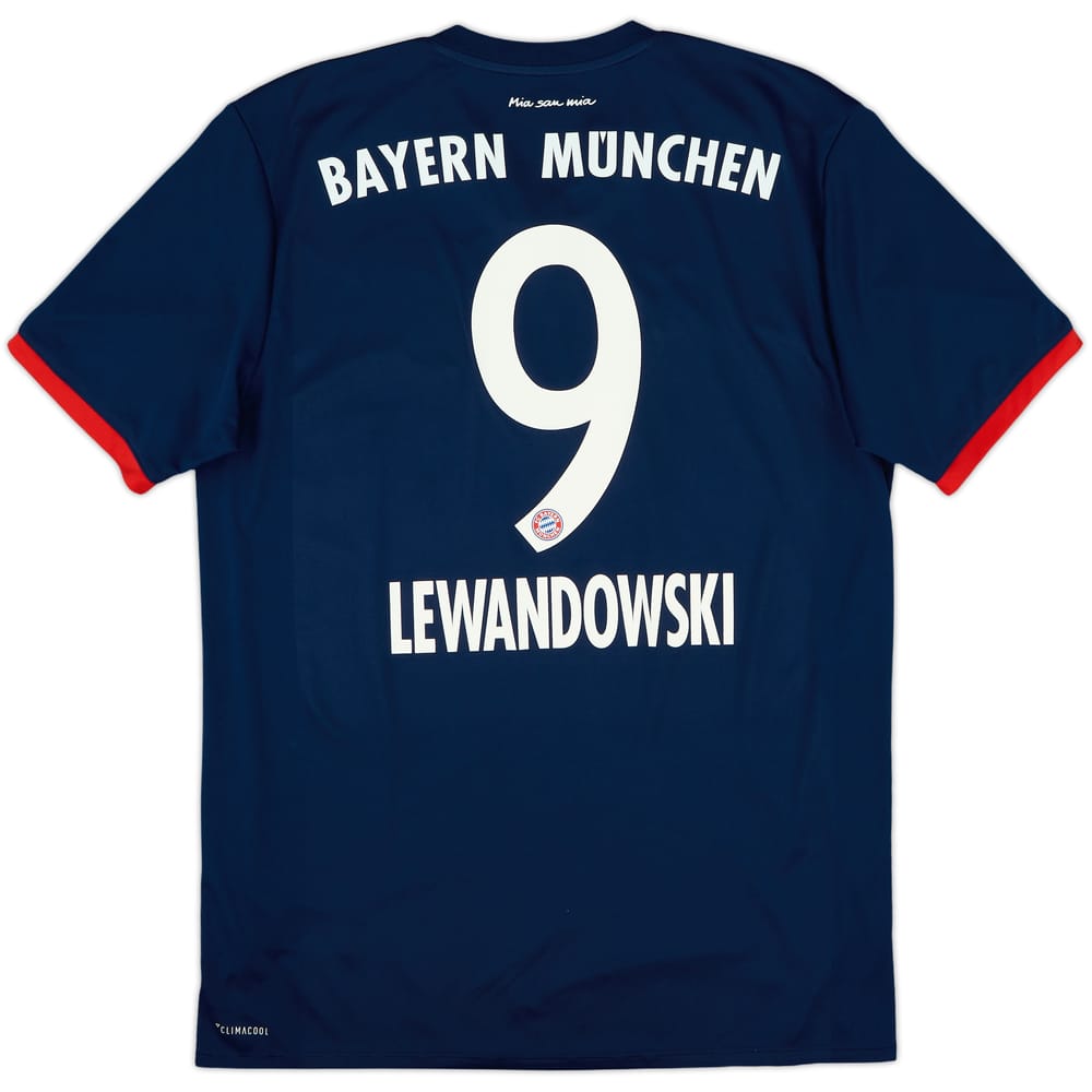 2017-18 Bayern Munich Away Shirt Lewandowski #9 - 7/10 - (M)