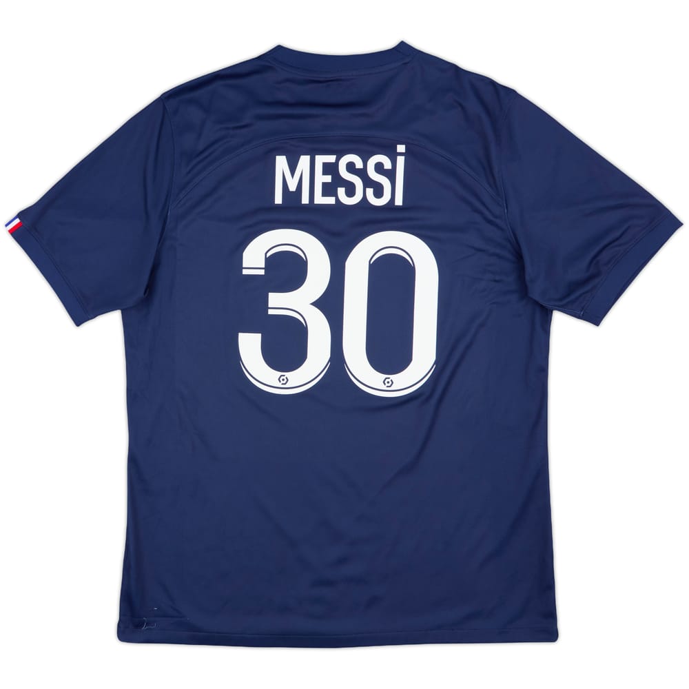 2022-23 Paris Saint-Germain Home Shirt Messi #30 - 6/10 - (L)