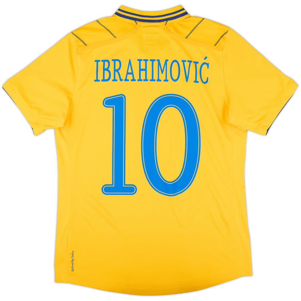 2012-13 Sweden Home Shirt Ibrahimovic #10 - 8/10 - (S)