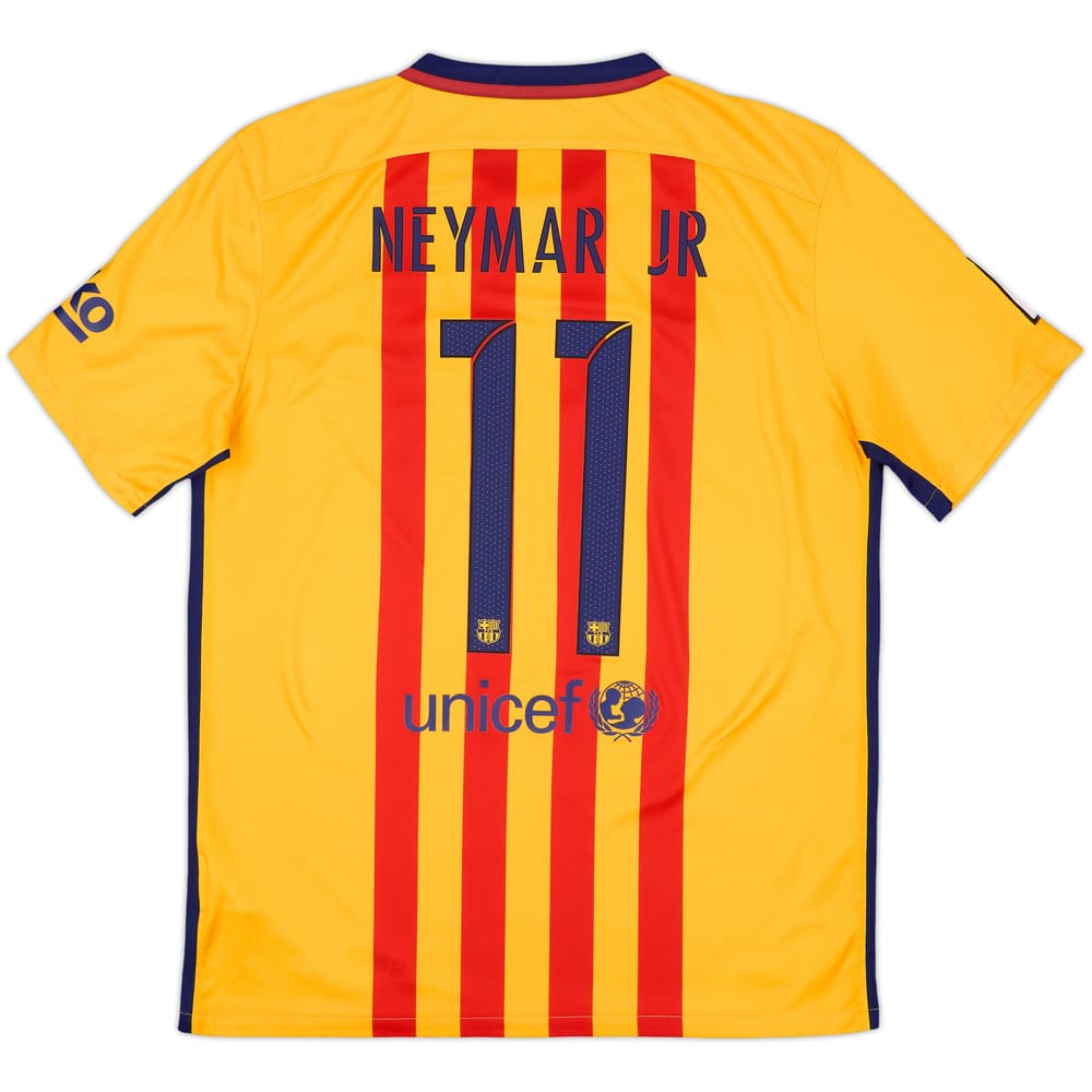 2015-16 Barcelona Away Shirt Neymar #11 - 10/10 - (L)