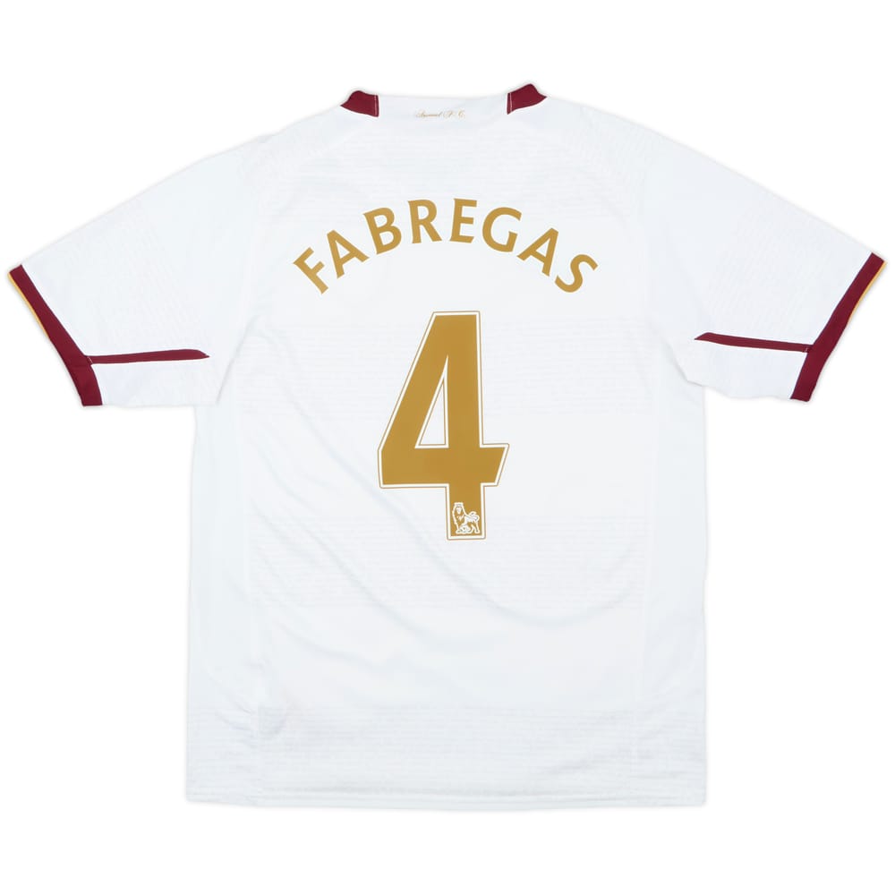 2007-08 Arsenal Away Shirt Fabregas #4 - 8/10 - (S)