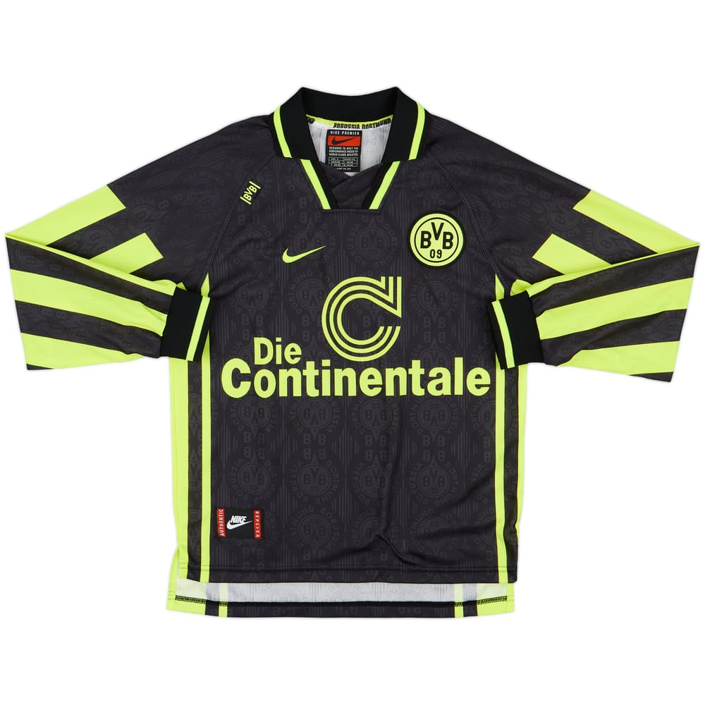 1996-97 Borussia Dortmund Away L/S Shirt - 9/10 - (S)