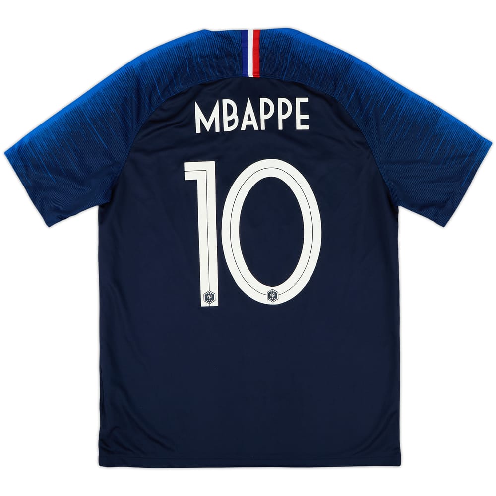 2018 France Home Shirt Mbappe #10 - 9/10 - (L)