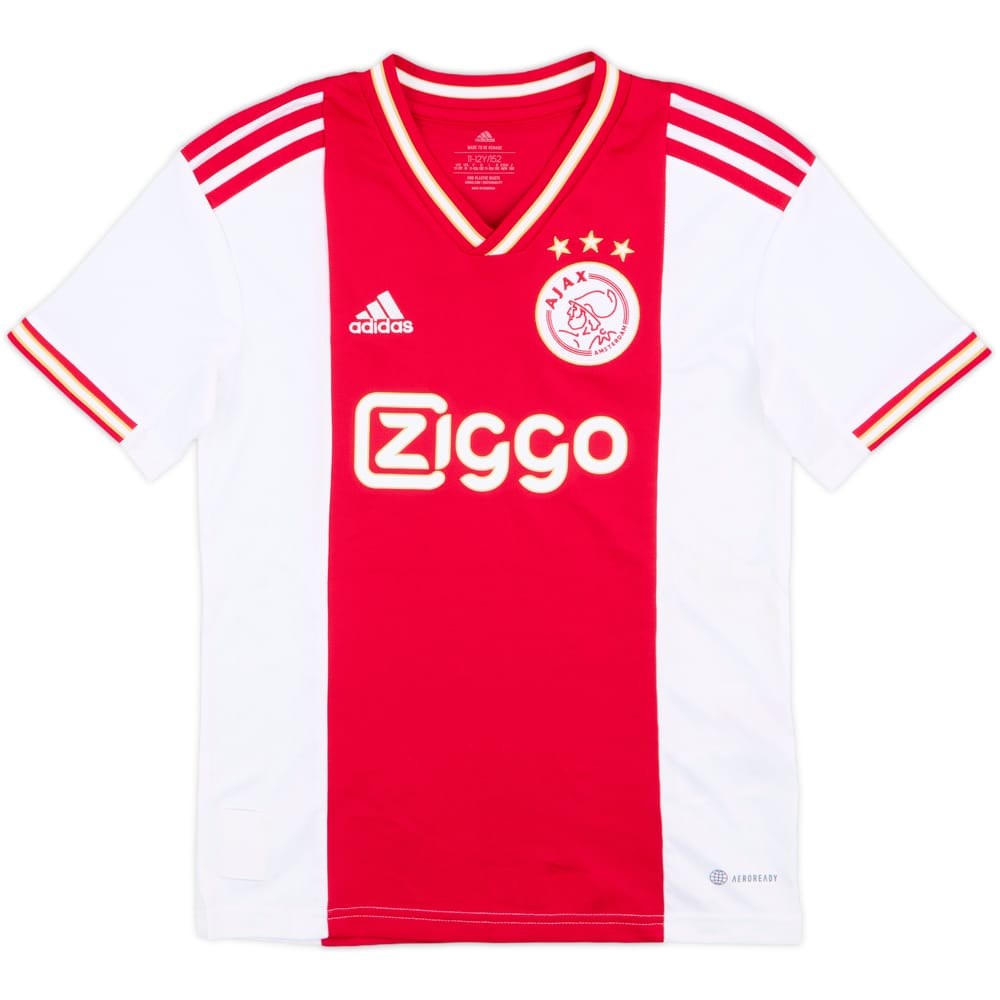 2022-23 Ajax Home Shirt - 9/10 - (M.Boys)