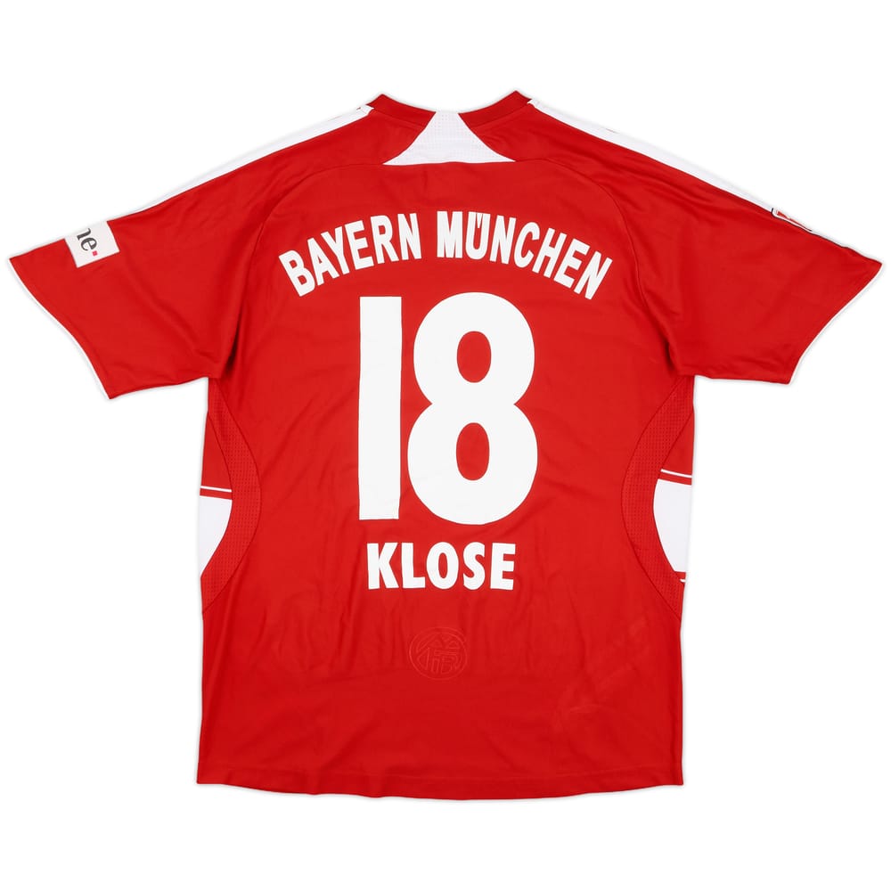 2007-08 Bayern Munich Home Shirt Klose #18 - 8/10 - (L.Boys)