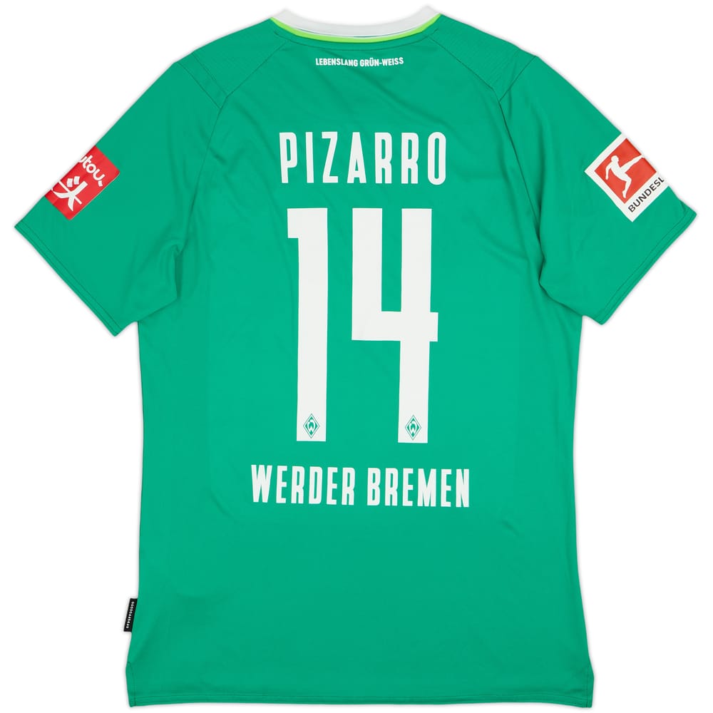2019-20 Werder Bremen Home Shirt Pizarro #14 - 10/10 - (M)