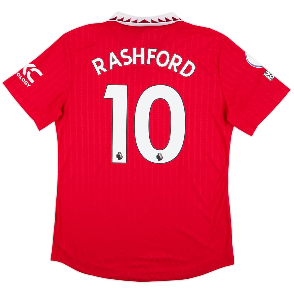 2022-23 Manchester United Authentic Home Shirt Rashford #10 - 10/10 - (XL)