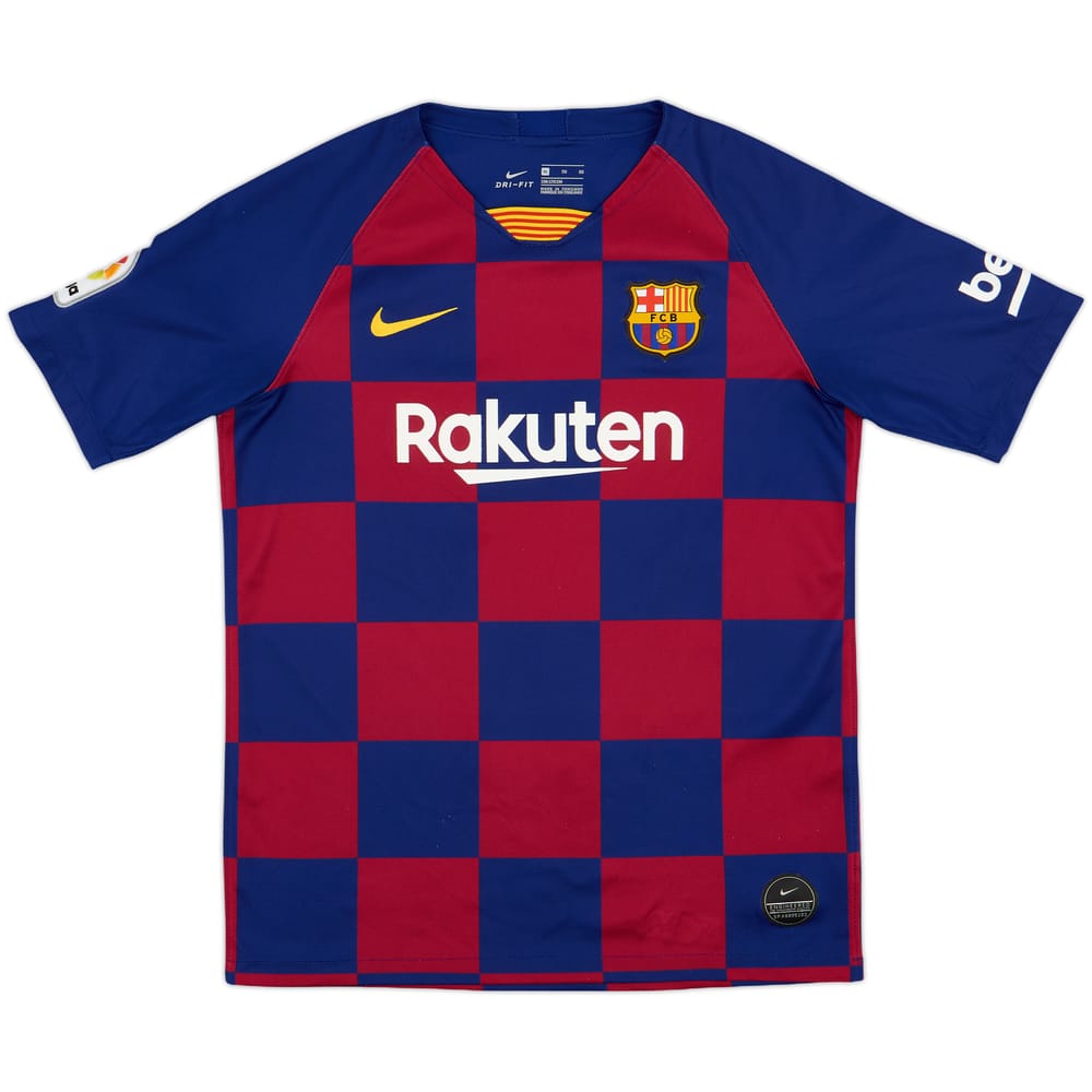 2019-20 Barcelona Home Shirt - 9/10 - (XL.Boys)