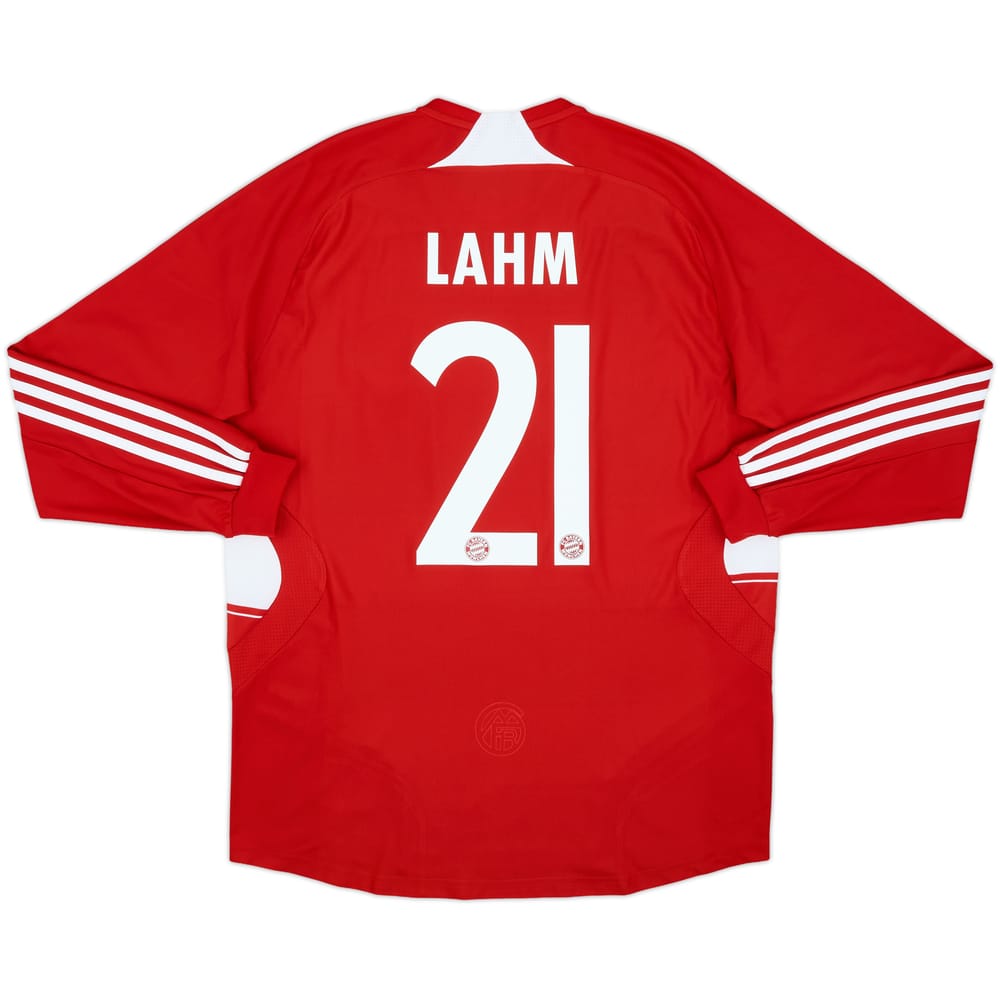2008-09 Bayern Munich Player Issue Home L/S Shirt Lahm #21 - 8/10 - (L)