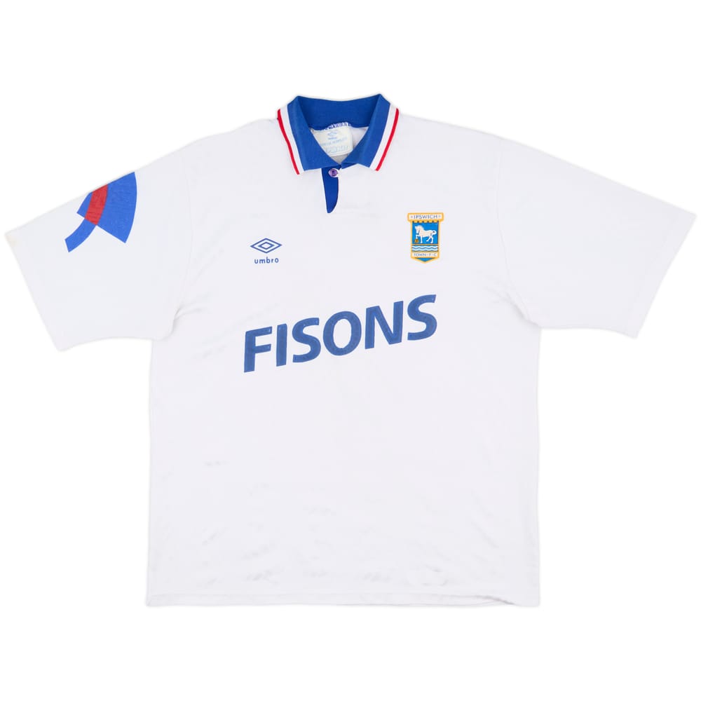 1991-92 Ipswich Away Shirt - 4/10 - (XL)