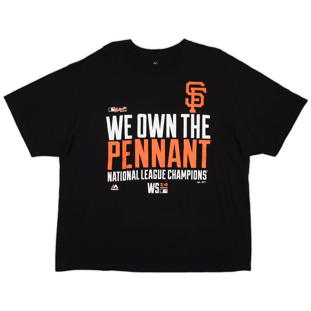 2014 San Francisco Giants National League Champions Majestic Tee - 9/10 - (XXL)
