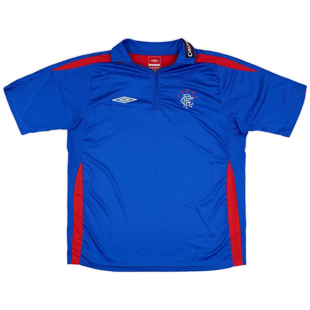 2006-07 Rangers Umbro 1/4 Zip Training Shirt - 10/10 - (L)