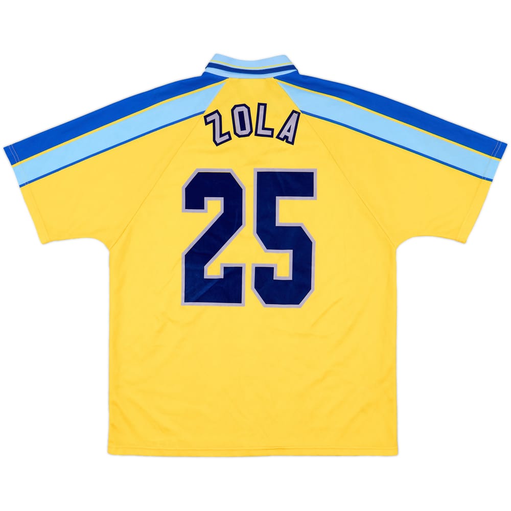1996-97 Chelsea Away Shirt Zola #25 - 8/10 - (L)