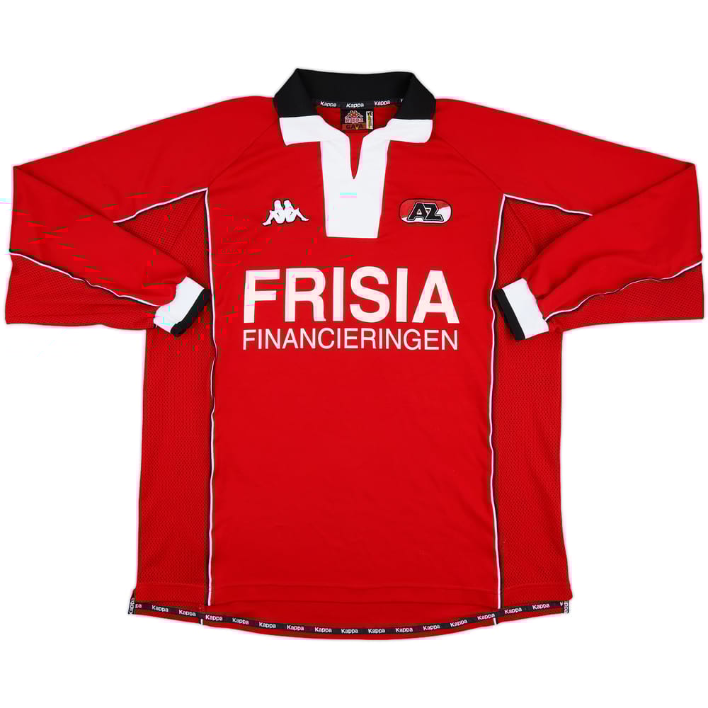 1998-99 AZ Alkmaar Match Issue Home L/S Shirt #5