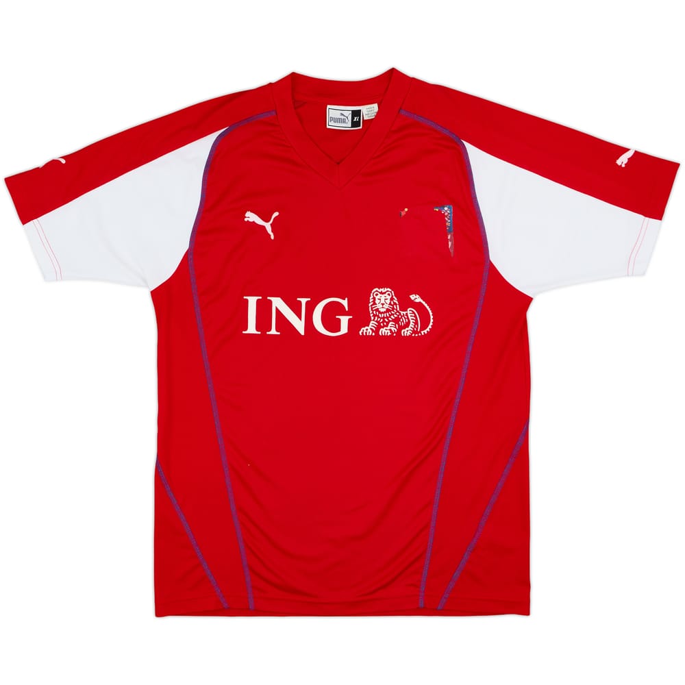 2004-05 Czech Republic Basic Home Shirt - 4/10 - (XL)