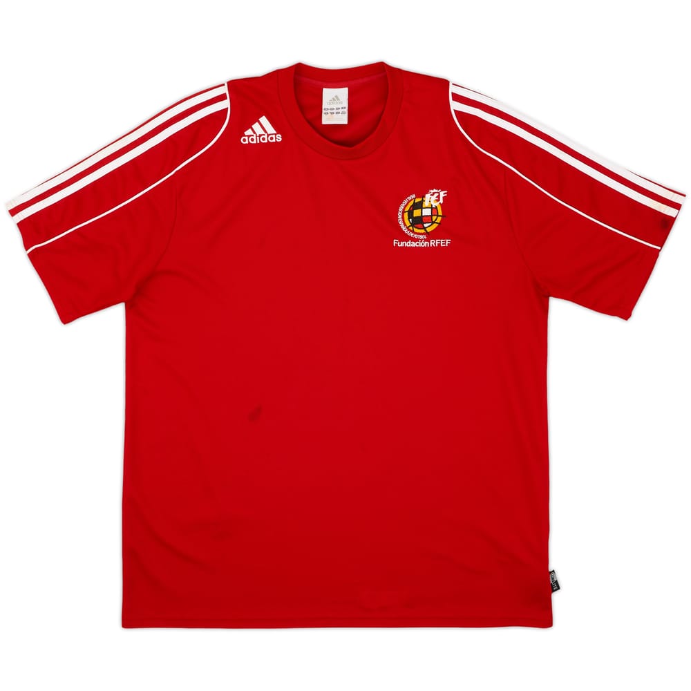 2010-11 Spain 'Fundacion RFEF' adidas Training Shirt - 9/10 - (M)