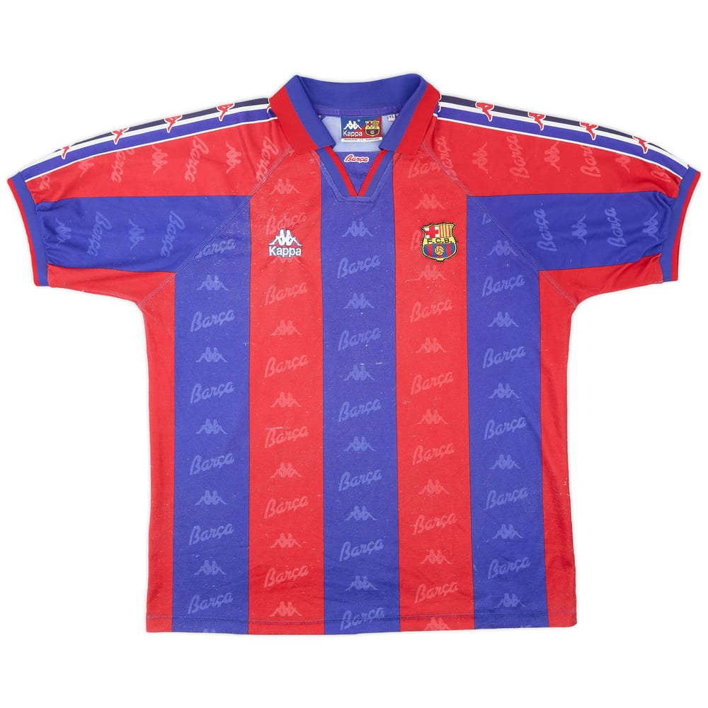 1995-97 Barcelona Home Shirt - 7/10 - (XL)