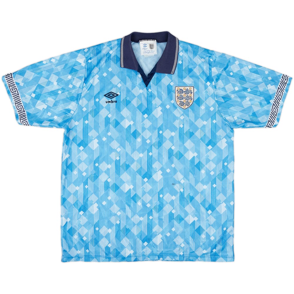 1990-92 England Third Shirt - 7/10 - (L)