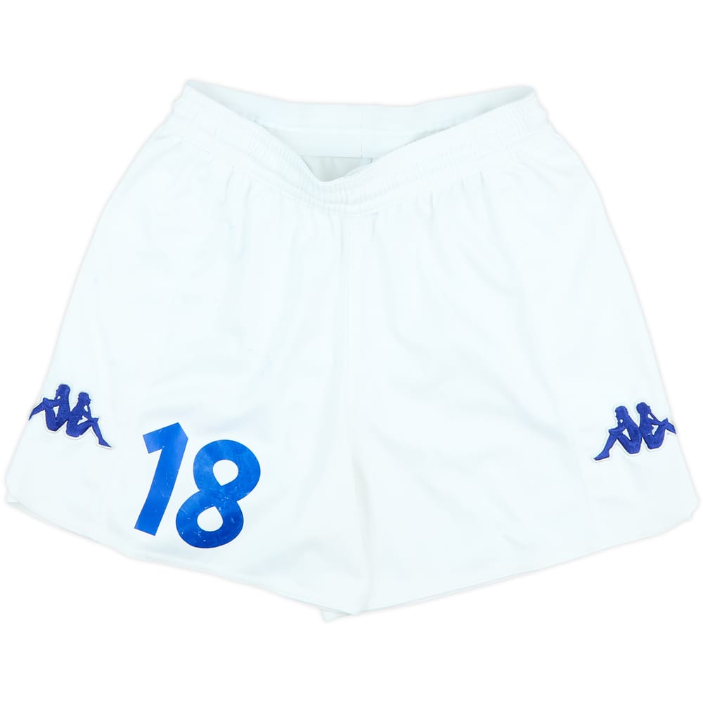 2000-02 Italy Player Issue Home Shorts #18