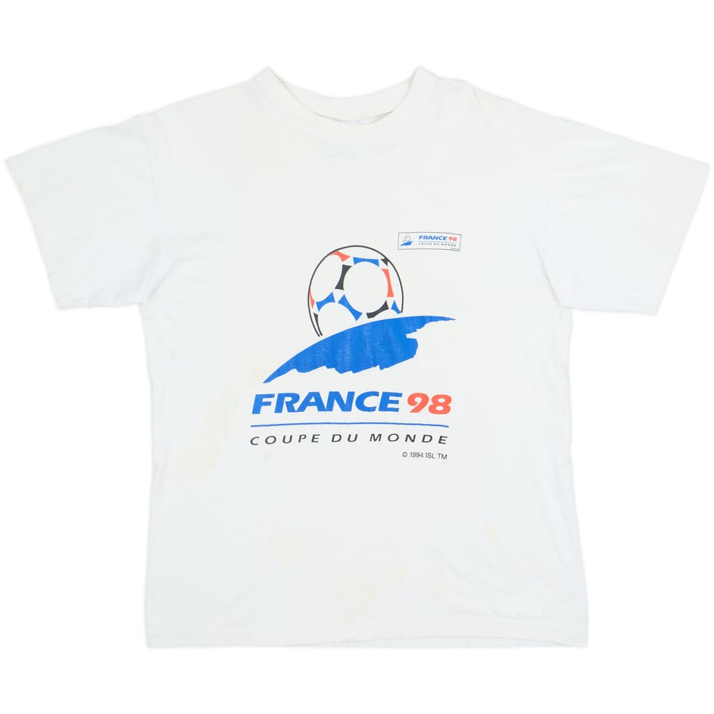 1998 France 98 Coupe Du Monde Graphic Tee - 6/10 - (S)