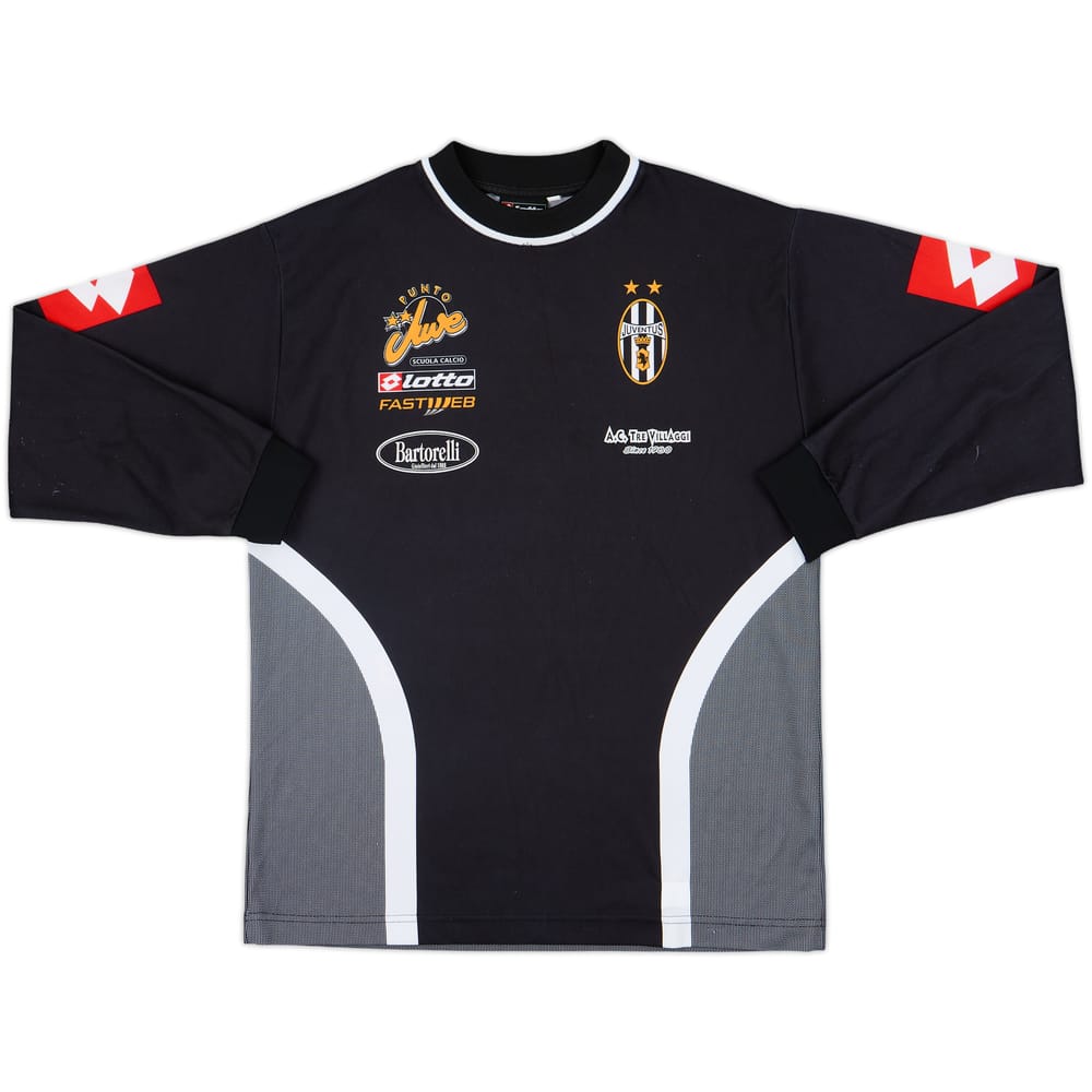 2001-02 Juventus Lotto Scuola Calcio Training L/S Shirt - 8/10 - (XS)