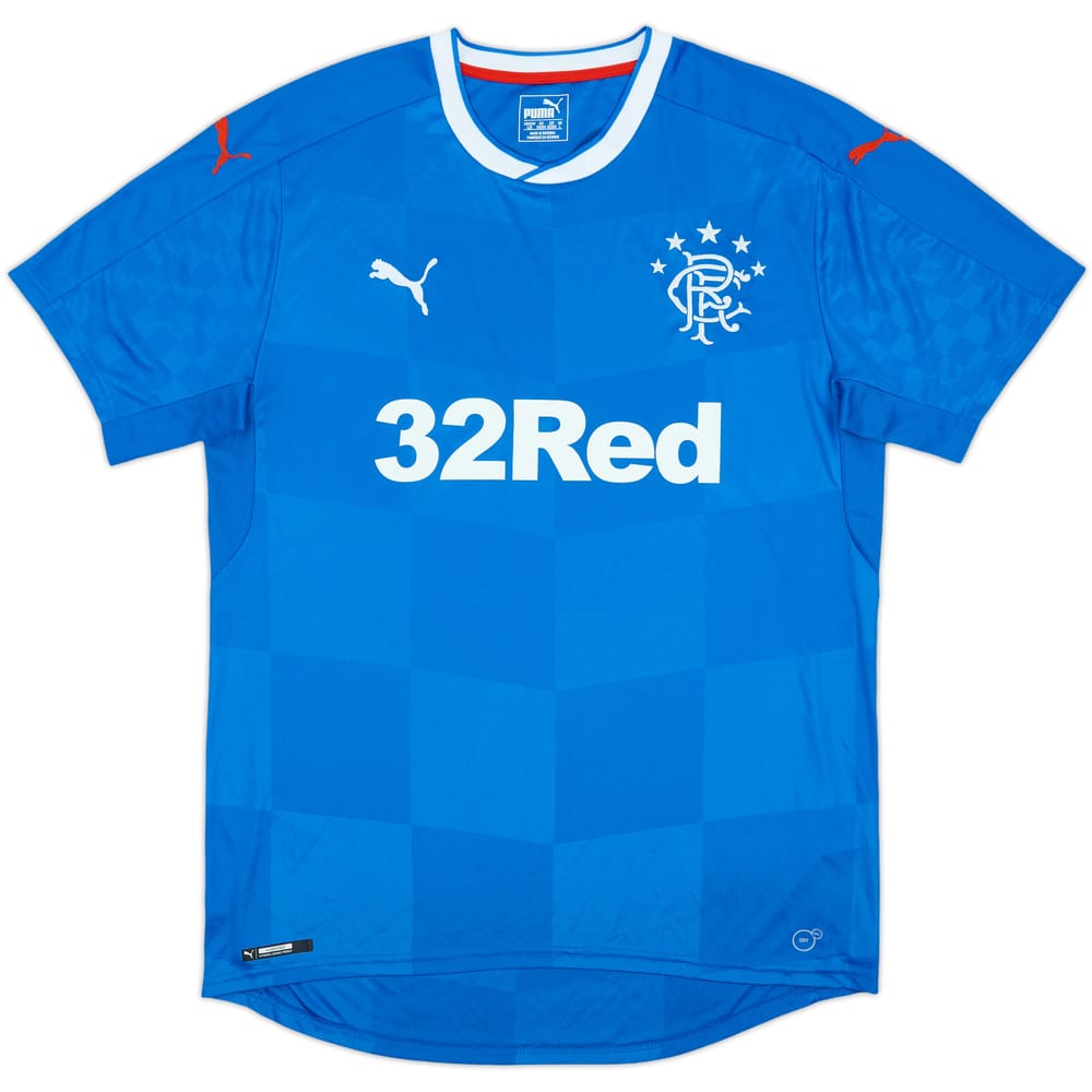 2016-18 Rangers Home Shirt - 10/10 - (L)