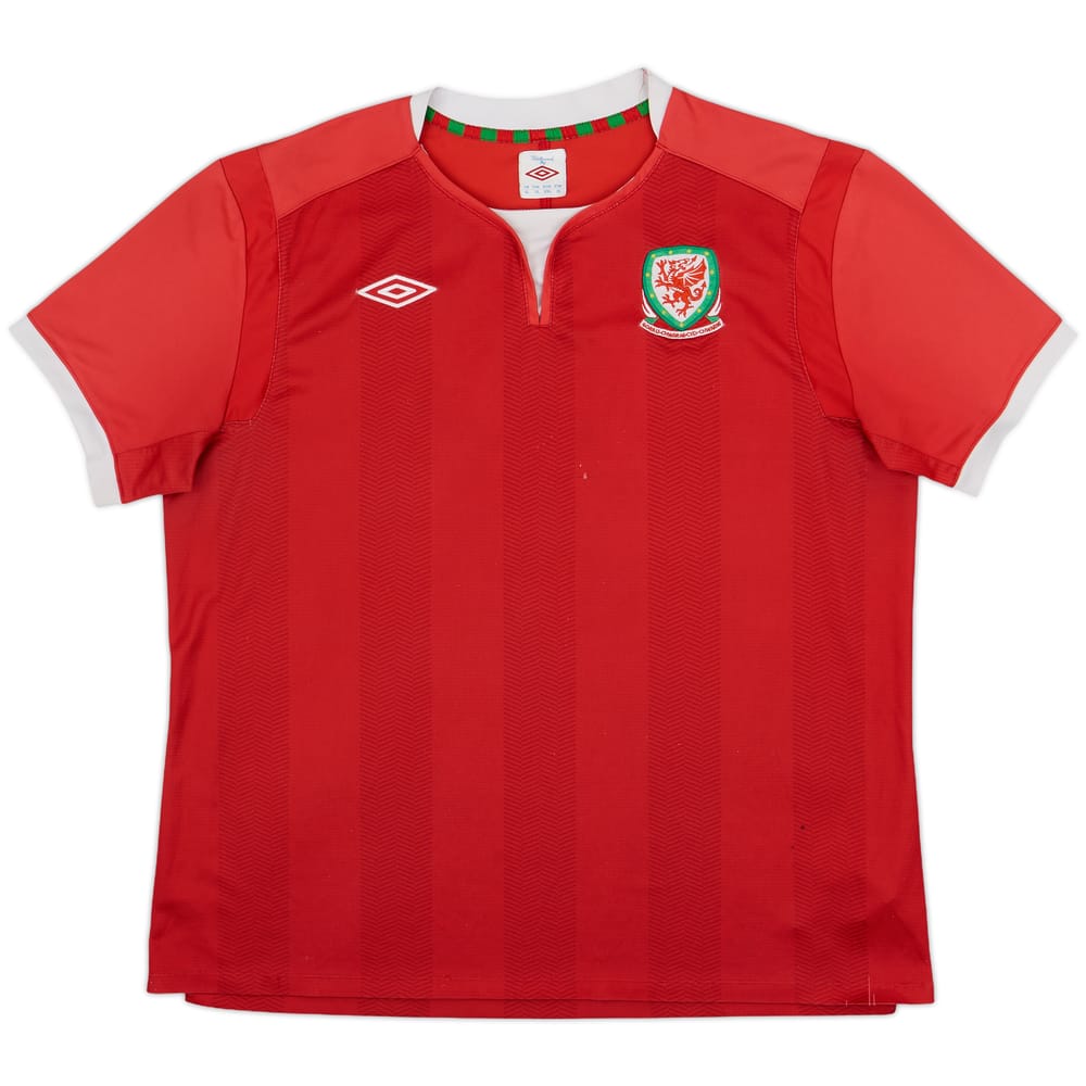 2011-12 Wales Home Shirt - 6/10 - (XL)