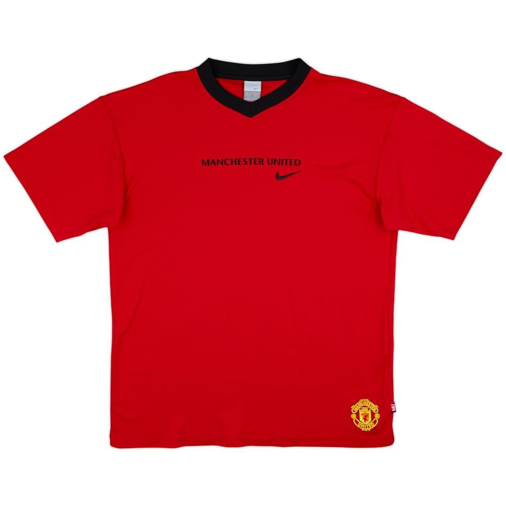 2004-05 Manchester United Nike Cotton Tee - 8/10 - (XL)