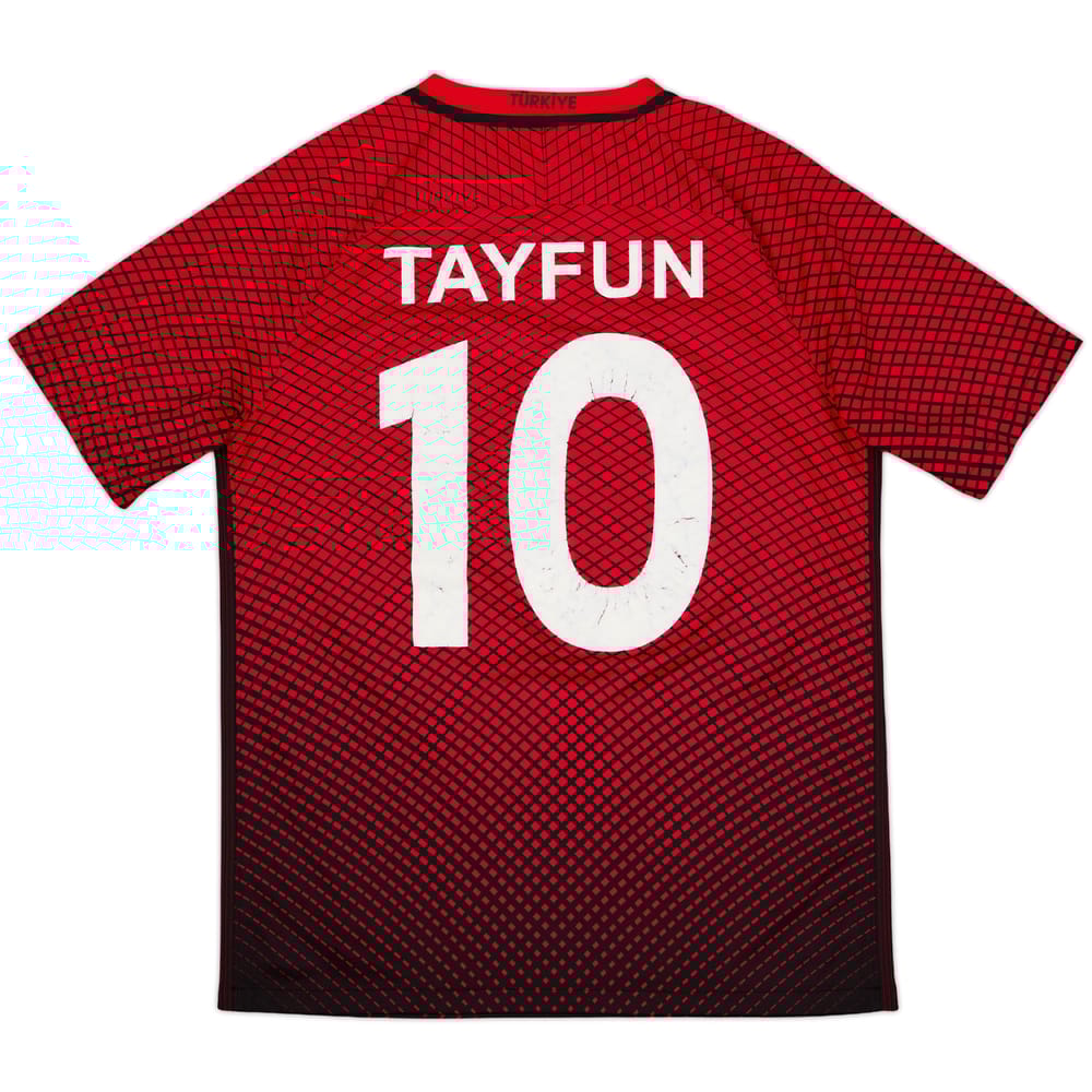 2016-17 Turkey Home Shirt Tayfun #10 - 7/10 - (M)
