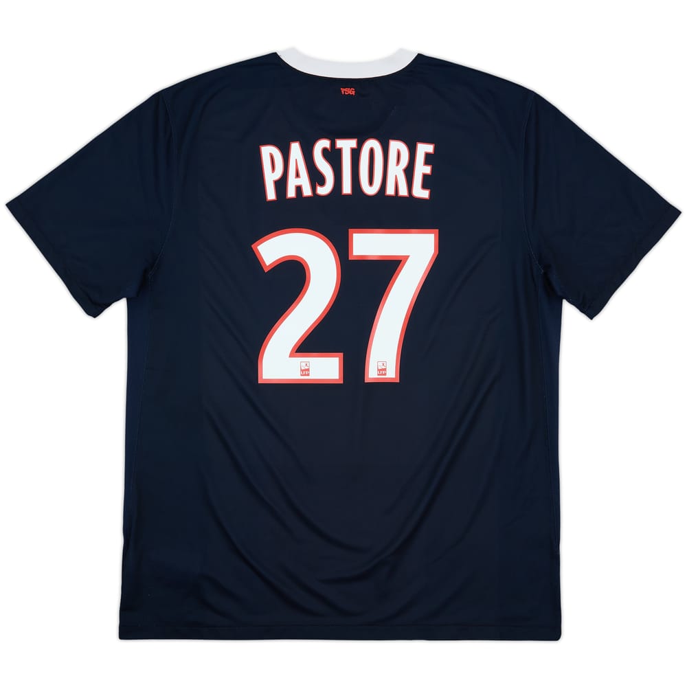 2011-12 Paris Saint-Germain Home Shirt Pastore #27 - 9/10 - (XL)