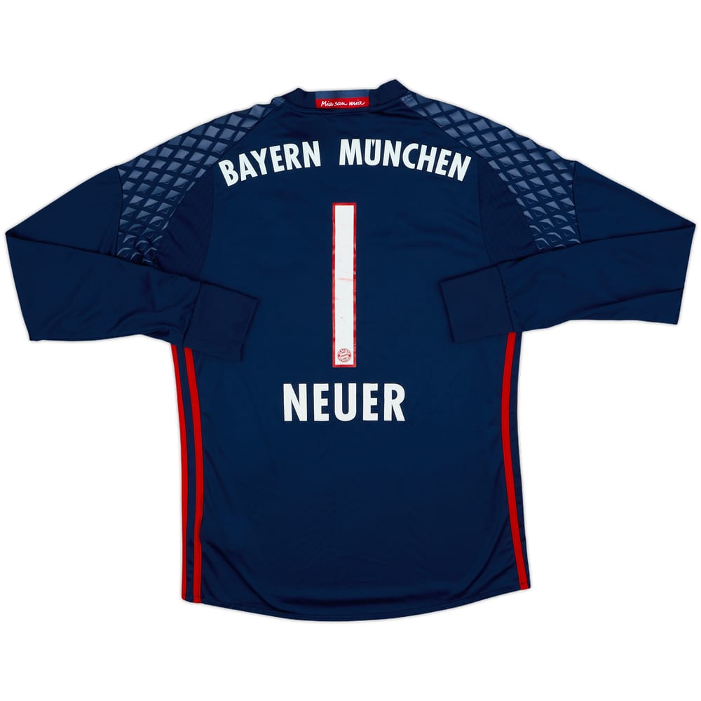 2016-17 Bayern Munich GK Shirt Neuer #1 - 5/10 - (XL.Boys)